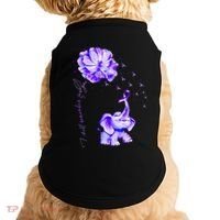 ILl Remember For You Purple Elephant AlzheimerS Awareness Doggie Tank thumb 0