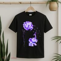 ILl Remember For You Purple Elephant AlzheimerS Awareness T-Shirt thumb 2