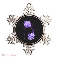 ILl Remember For You Purple Elephant AlzheimerS Awareness Ornament thumb 0