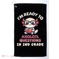 I'm Ready For 2nd Grade Axolotl Questions Funny 2nd Grade Golf Towel thumb 0