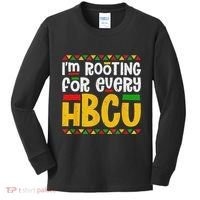 IM Rooting For Every Hbcu Historical Black College Student Kids Long Sleeve Shirt thumb 0