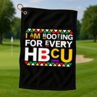 I'm Rooting For Every HBCU Golf Towel thumb 1