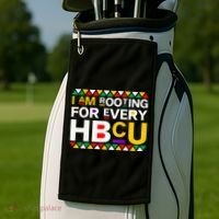 I'm Rooting For Every HBCU Golf Towel thumb 2