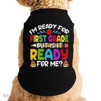 Im Ready For First Grade Back To School 1st Grade Doggie Tank thumb 0