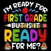 Im Ready For First Grade Back To School 1st Grade Toddler Hoodie thumb 2