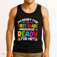 Im Ready For First Grade Back To School 1st Grade Tank Top thumb 3