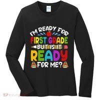 Im Ready For First Grade Back To School 1st Grade Women's Long Sleeve Shirt thumb 0