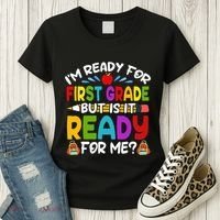 Im Ready For First Grade Back To School 1st Grade Women's T-Shirt thumb 3