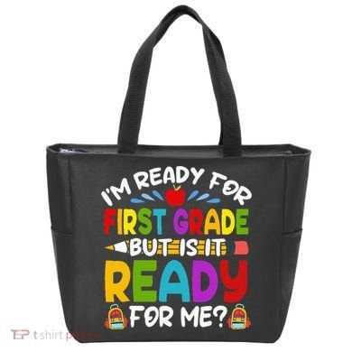 Im Ready For First Grade Back To School 1st Grade Tote Bag
