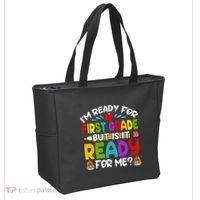 Im Ready For First Grade Back To School 1st Grade Tote Bag thumb 2