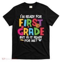Im Ready For First Grade Funny Back To School 1st Grade T-Shirt thumb 0