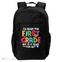 Im Ready For First Grade Funny Back To School 1st Grade Backpack thumb 0