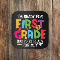 Im Ready For First Grade Funny Back To School 1st Grade Coaster thumb 0
