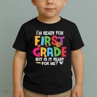 Im Ready For First Grade Funny Back To School 1st Grade Toddler T-Shirt thumb 2