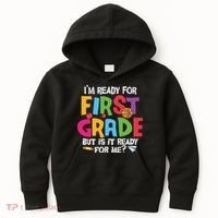 Im Ready For First Grade Funny Back To School 1st Grade Kids Hoodie thumb 0