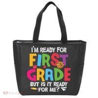 Im Ready For First Grade Funny Back To School 1st Grade Tote Bag thumb 0