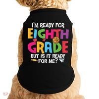 I'm Ready For 8th Grade Back To School First Day Of School Doggie Tank thumb 0