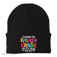 I'm Ready For 8th Grade Back To School First Day Of School Beanie thumb 0