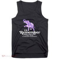 ILl Remember For You AlzheimerS Awareness Elephant Flower Tank Top thumb 0