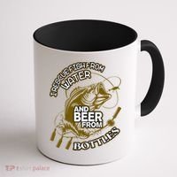 I Rescue Fish From Water And Beer From Bottles Funny Gift Coffee Mug thumb 1
