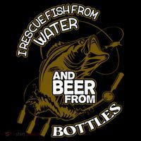 I Rescue Fish From Water And Beer From Bottles Funny Gift Coffee Mug thumb 5