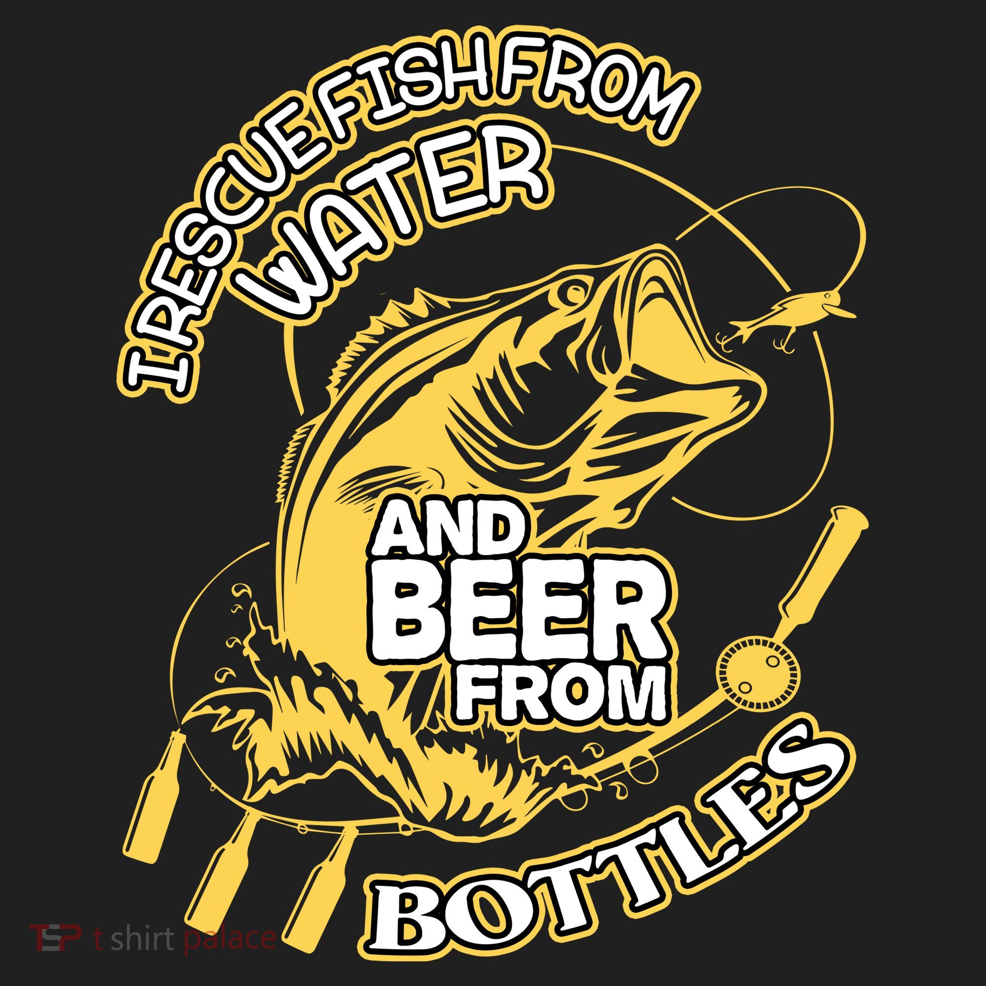 I Rescue Fish From Water And Beer From Bottles Funny Gift Hat