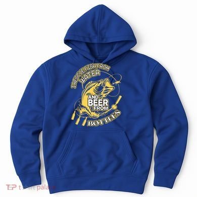 I Rescue Fish From Water And Beer From Bottles Funny Gift Hoodie