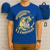 I Rescue Fish From Water And Beer From Bottles Funny Gift T-Shirt thumb 6