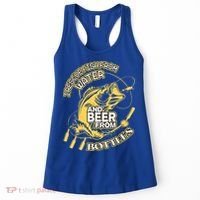I Rescue Fish From Water And Beer From Bottles Funny Gift Women's Tank Top thumb 0