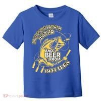 I Rescue Fish From Water And Beer From Bottles Funny Gift Toddler T-Shirt thumb 0