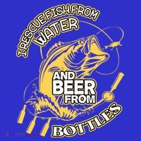 I Rescue Fish From Water And Beer From Bottles Funny Gift Kids Sweatshirt thumb 2