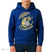 I Rescue Fish From Water And Beer From Bottles Funny Gift Kids Hoodie thumb 4