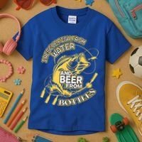 I Rescue Fish From Water And Beer From Bottles Funny Gift Kids T-Shirt thumb 3
