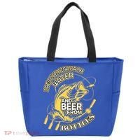 I Rescue Fish From Water And Beer From Bottles Funny Gift Tote Bag thumb 0