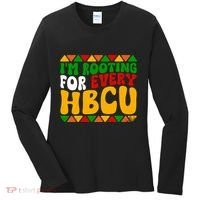 IM Rooting For Every Hbcu Historical Black College Student Women's Long Sleeve Shirt thumb 0