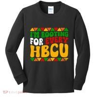 IM Rooting For Every Hbcu Historical Black College Student Kids Long Sleeve Shirt thumb 0