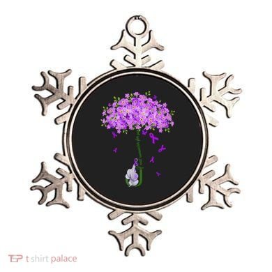 ILl Remember For You Purple Elephant AlzheimerS Awareness Ornament