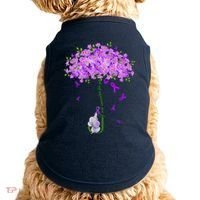 ILl Remember For You Purple Elephant AlzheimerS Awareness Doggie Tank thumb 0