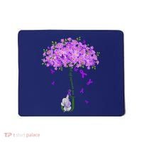 ILl Remember For You Purple Elephant AlzheimerS Awareness Mousepad thumb 0