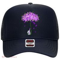 ILl Remember For You Purple Elephant AlzheimerS Awareness Hat thumb 0