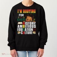 Im Rooting For Every HBCU Black History Month African Women's Sweatshirt thumb 0