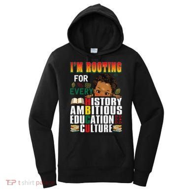 Im Rooting For Every HBCU Black History Month African Women's Hoodie