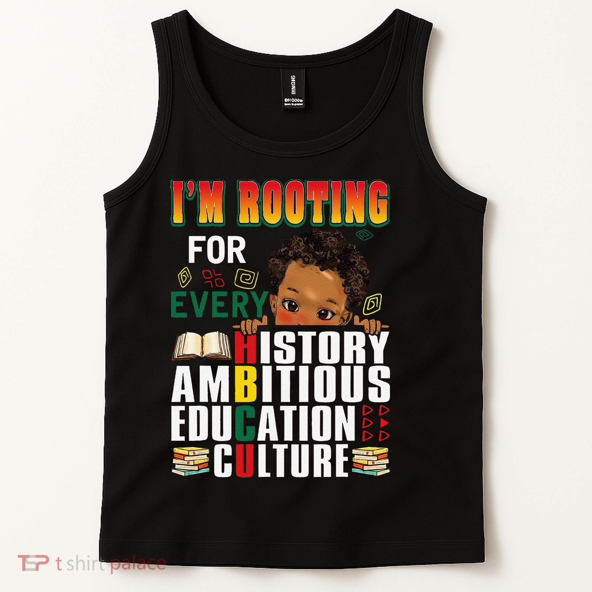 Im Rooting For Every HBCU Black History Month African Tank Top