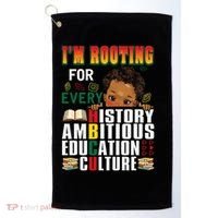Im Rooting For Every HBCU Black History Month African Golf Towel thumb 0