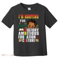 Im Rooting For Every HBCU Black History Month African Toddler T-Shirt thumb 0