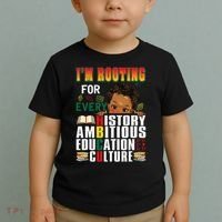 Im Rooting For Every HBCU Black History Month African Toddler T-Shirt thumb 2