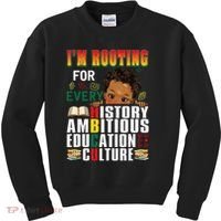 Im Rooting For Every HBCU Black History Month African Kids Sweatshirt thumb 0