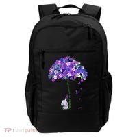 ILl Remember For You Purple Elephant AlzheimerS Awareness Backpack thumb 0