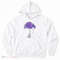 ILl Remember For You Purple Elephant AlzheimerS Awareness Hoodie thumb 0