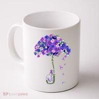 ILl Remember For You Purple Elephant AlzheimerS Awareness Coffee Mug thumb 0